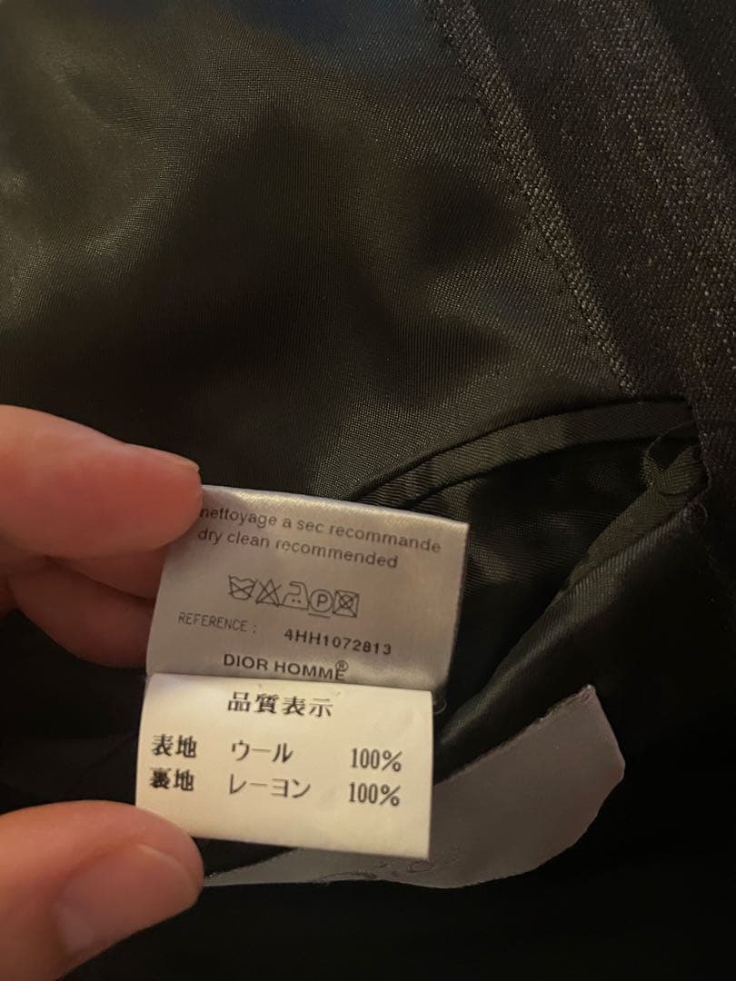 chihayoe　DiorHomme エディ期ストライプジャケット