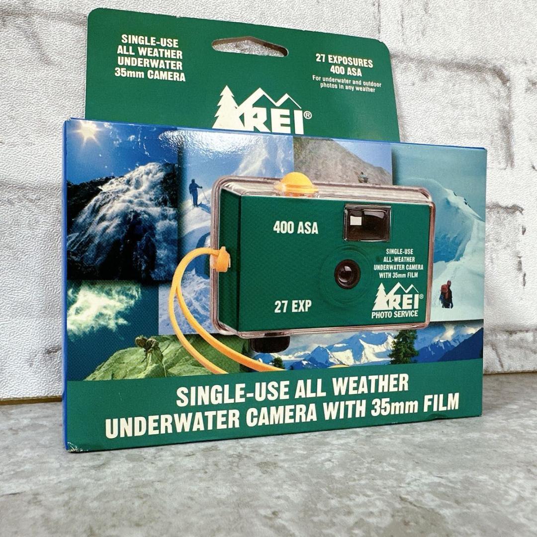 超レア　デッドストック　アールイーアイ　REI 使い捨てカメラ　防水水中カメラ
