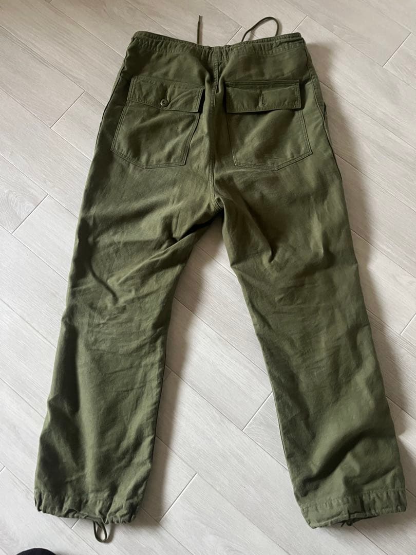 Needles ニードルス ファティーグパンツ バックサテンベイカーミリタリー