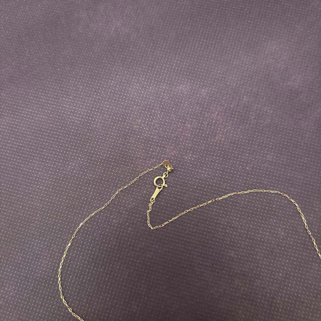 花モチーフ ネックレス 天然ダイヤモンド