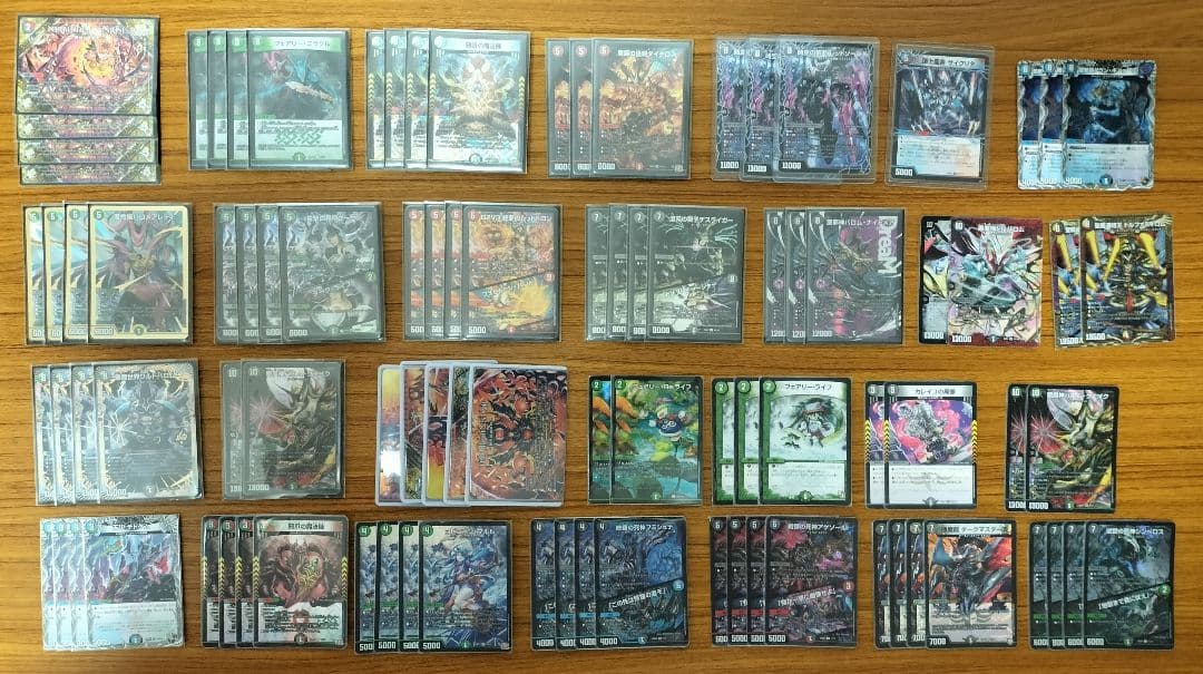 デュエルマスターズ 5cバロム、黒緑バロム　構築済みデッキ　改造パーツ