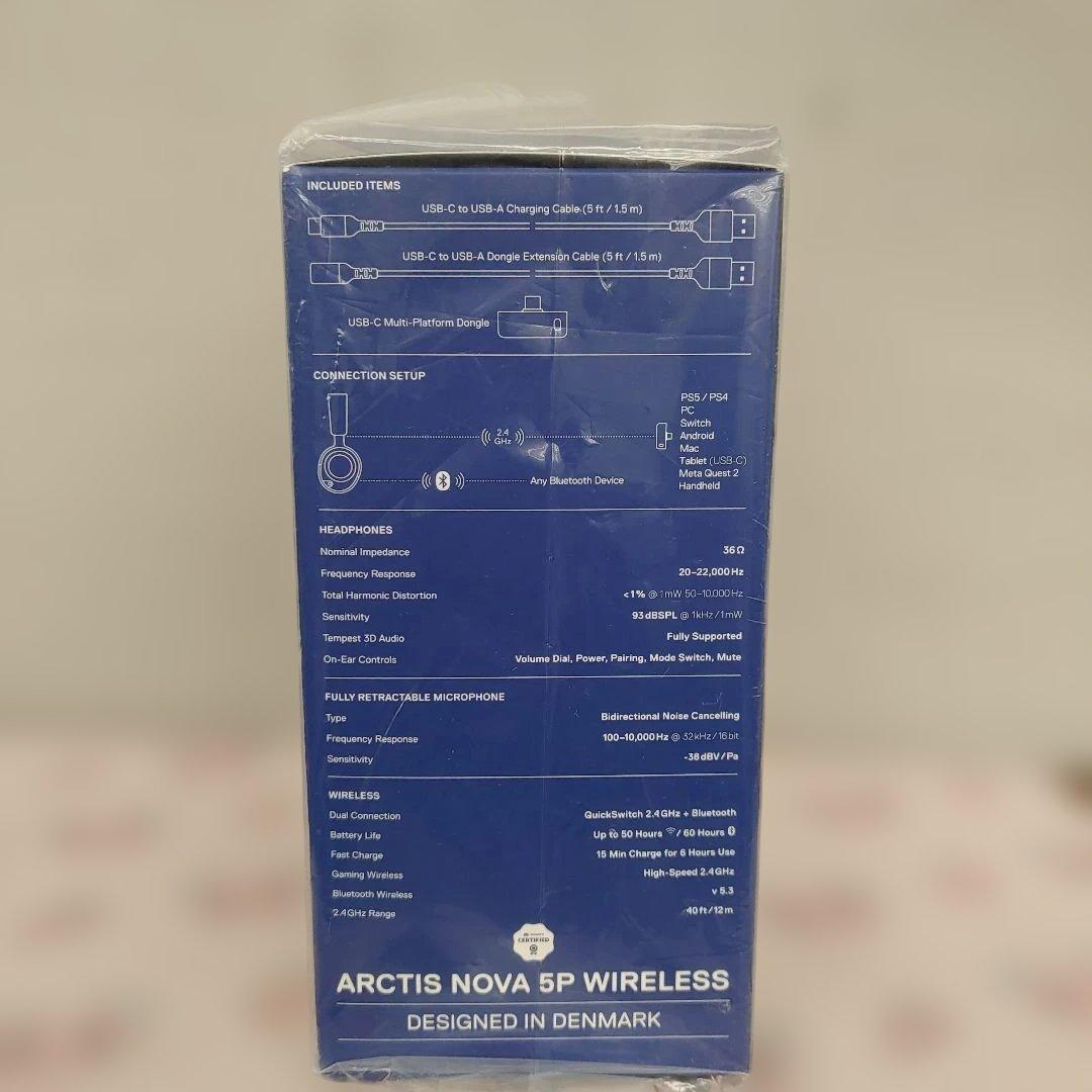 ヘッドホン 601464 ARCTIS NOVA 5P WIRELESS
