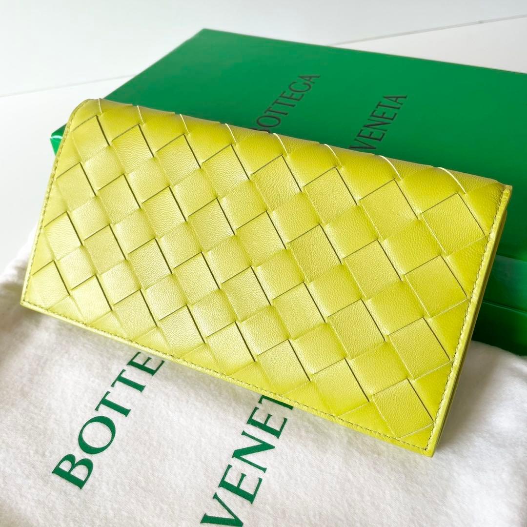 【ほぼ新品】BOTTEGA VENETA ボッテガ 長財布 イントレチャート