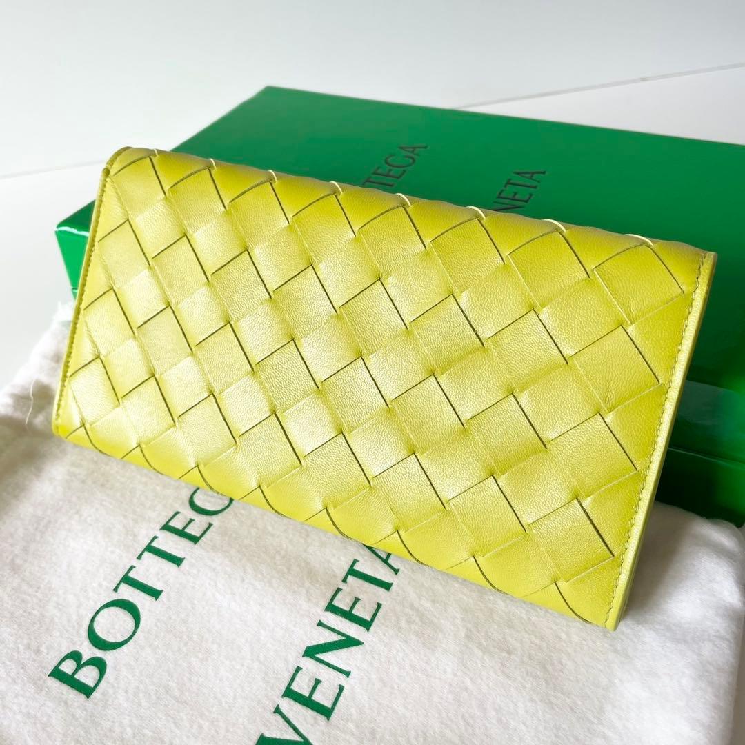 【ほぼ新品】BOTTEGA VENETA ボッテガ 長財布 イントレチャート