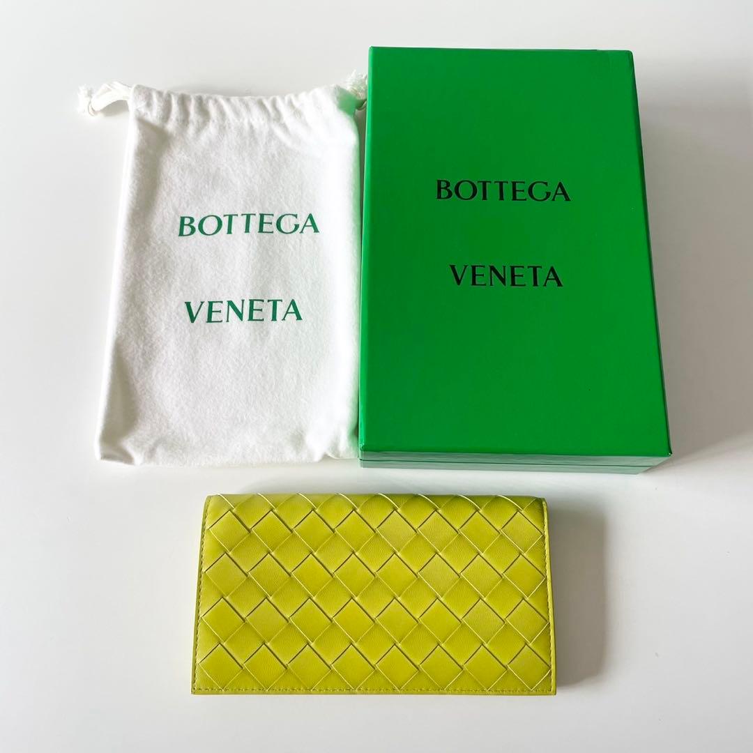 【ほぼ新品】BOTTEGA VENETA ボッテガ 長財布 イントレチャート