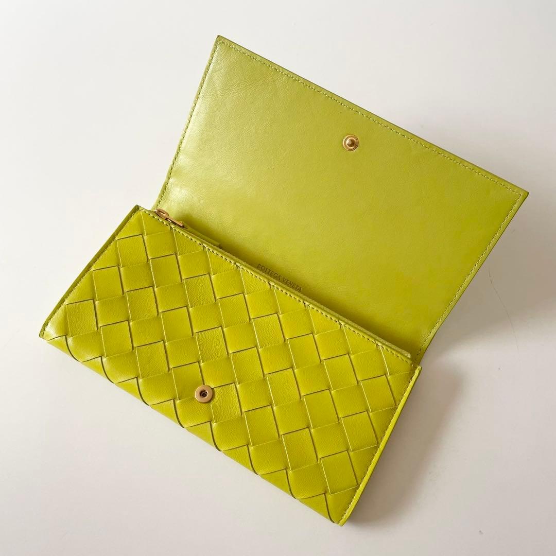 【ほぼ新品】BOTTEGA VENETA ボッテガ 長財布 イントレチャート