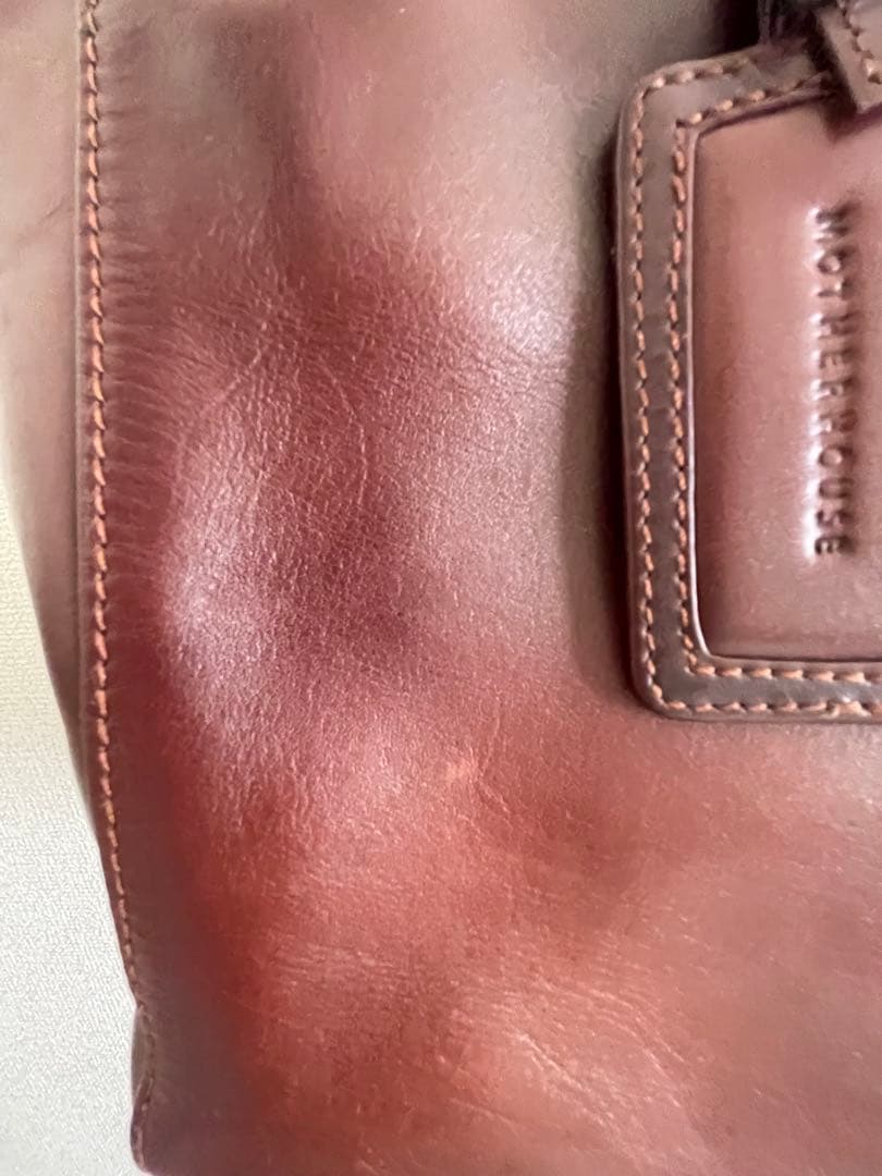 ダークブラウン レザートートバッグ