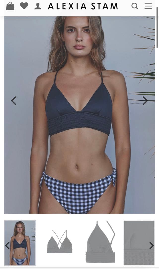 ALEXIA STAM ビキニ トップス