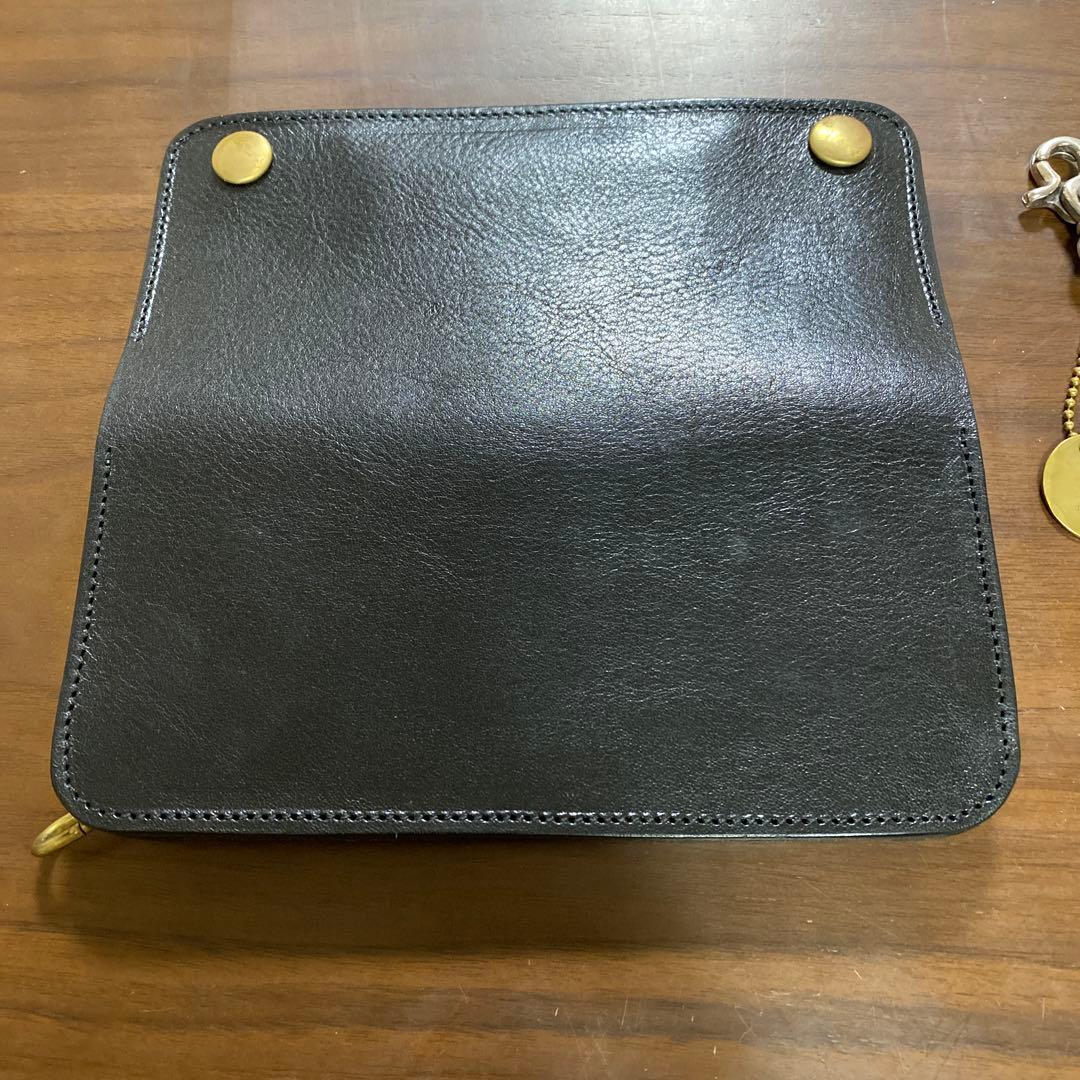 US 三軒茶屋 アス ウォレットチェーン ホースハイド レザーウォレット