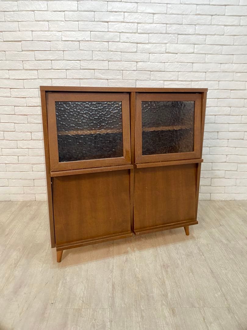 【東京都内23区配送無料】B-COMPANY ブックシェルフ　棚　チェスト　昭和