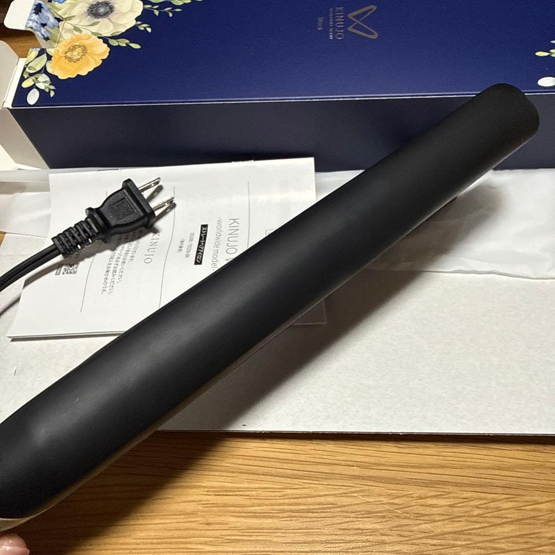 絹女　ストレートヘアアイロン　DS200-BK