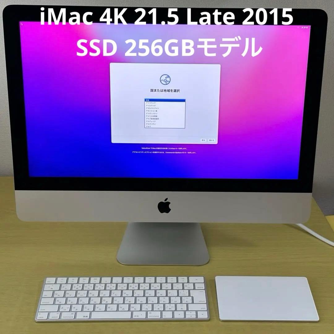 iMac 4K 21.5-inch Late 2015 256GB SSDモデル