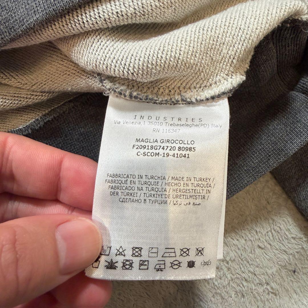 モンクレール　マグリア　スウェットトレーナー　トリコロールライン　グレー　L