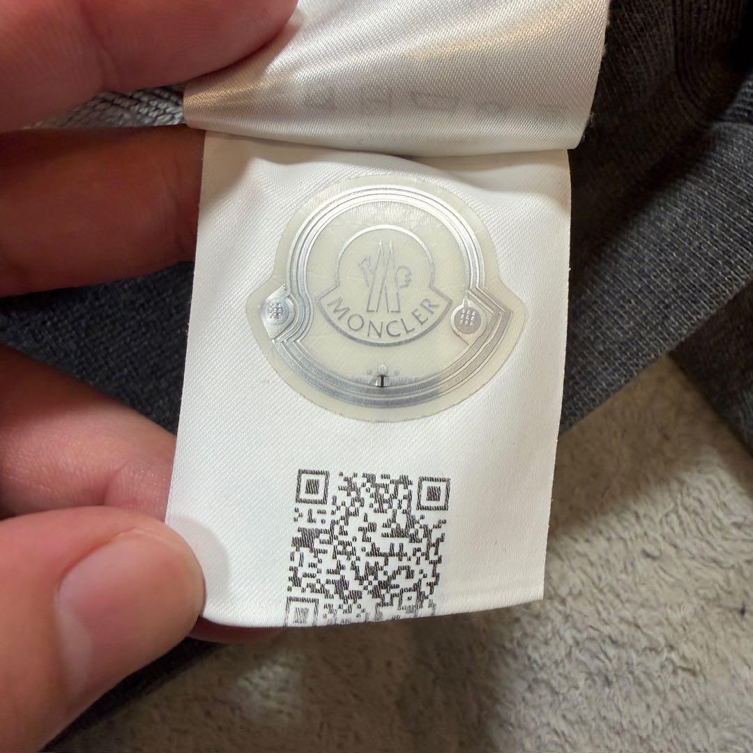 モンクレール　マグリア　スウェットトレーナー　トリコロールライン　グレー　L