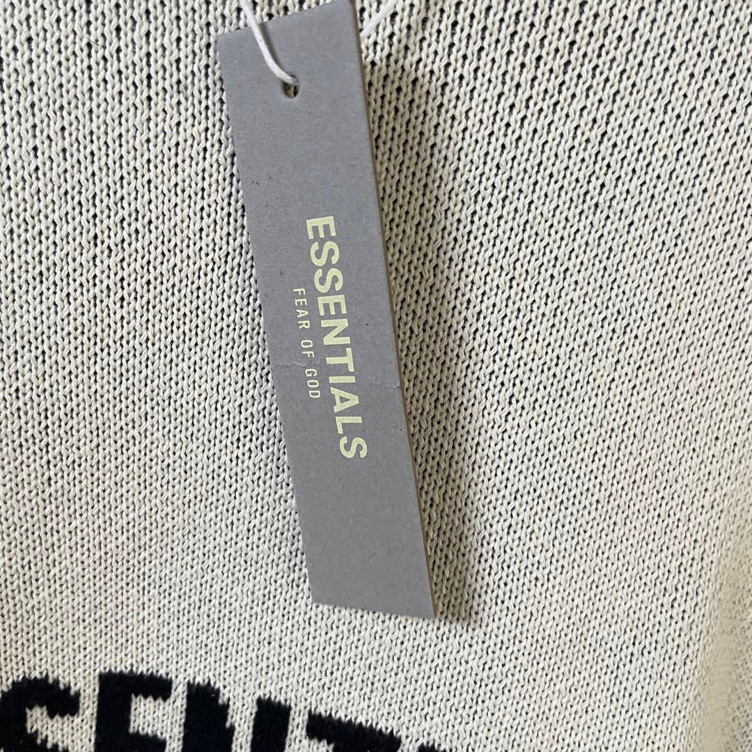 R*2様 ESSENTIALS アイボリー ニットトレーナー　FEAR OF G