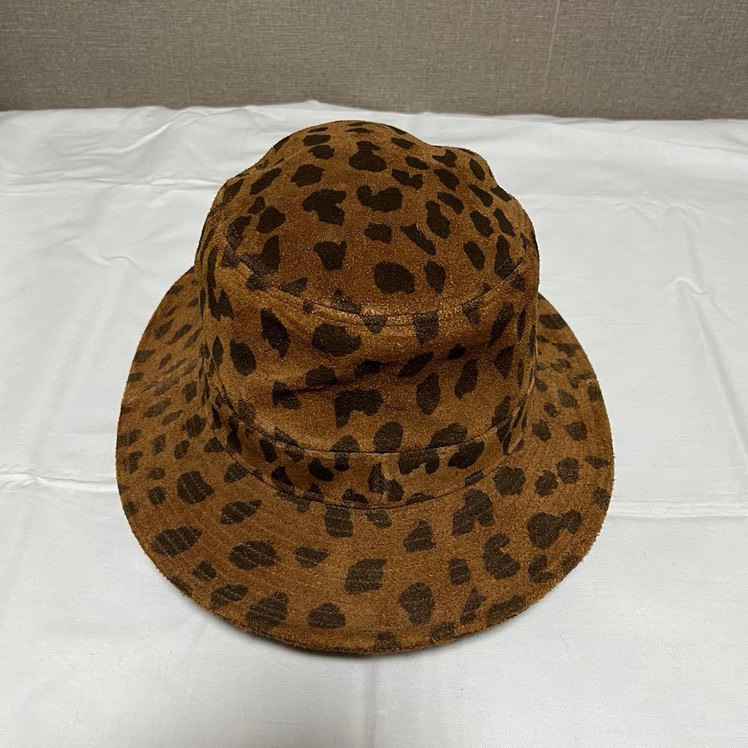 【美品・希少】 WACKO MARIA レオパードレザーバケットハット