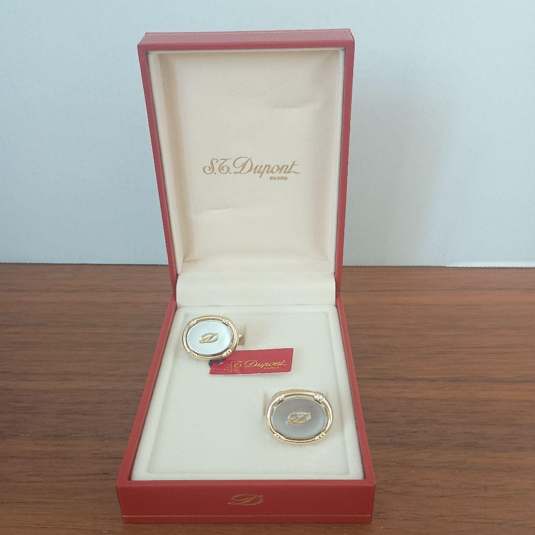 S.T. Dupont カフリンクス ゴールド/シルバー