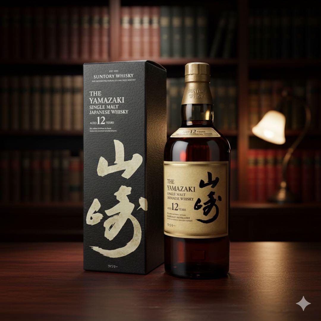 7231①【未開栓】サントリー 山崎 12年 ウイスキー 700mL 箱付き