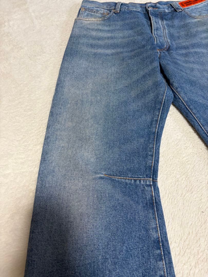 HERON PRESTON ペインターデニム　ワイドデニム