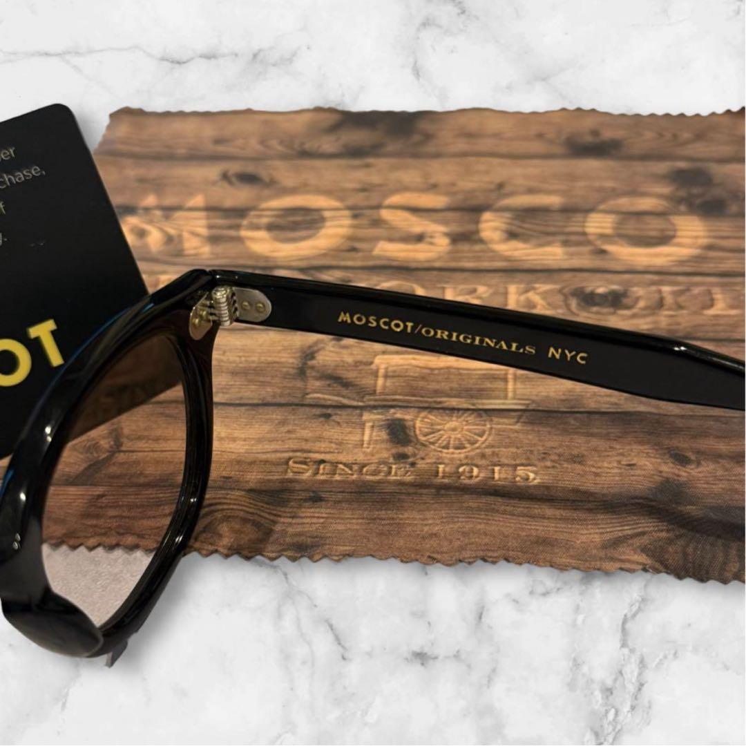 大人気‼️モスコット レムトッシュ 46 ブラック ライトグレーレンズ 定番型