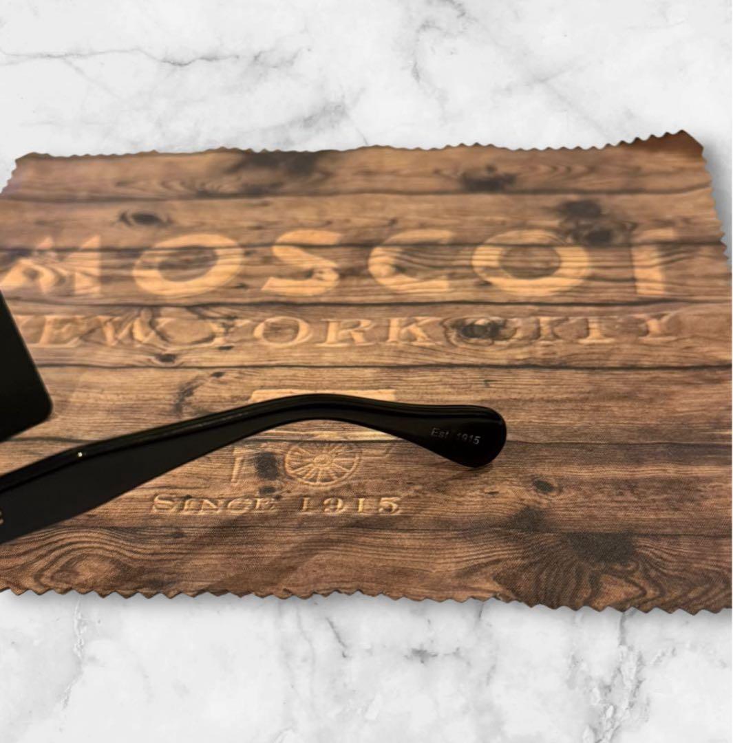 大人気‼️モスコット レムトッシュ 46 ブラック ライトグレーレンズ 定番型