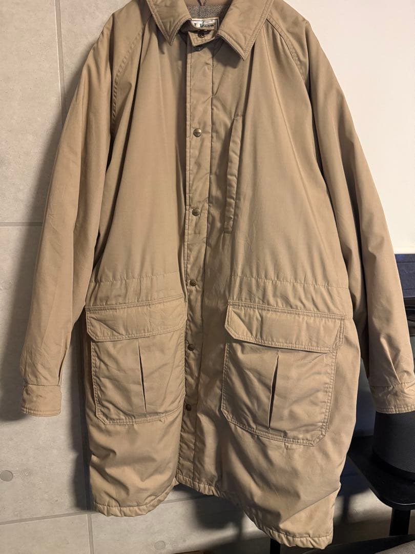 ア*ロ様 80s USA製（XL美品）　L.L.Bean ベージュ ストームコー