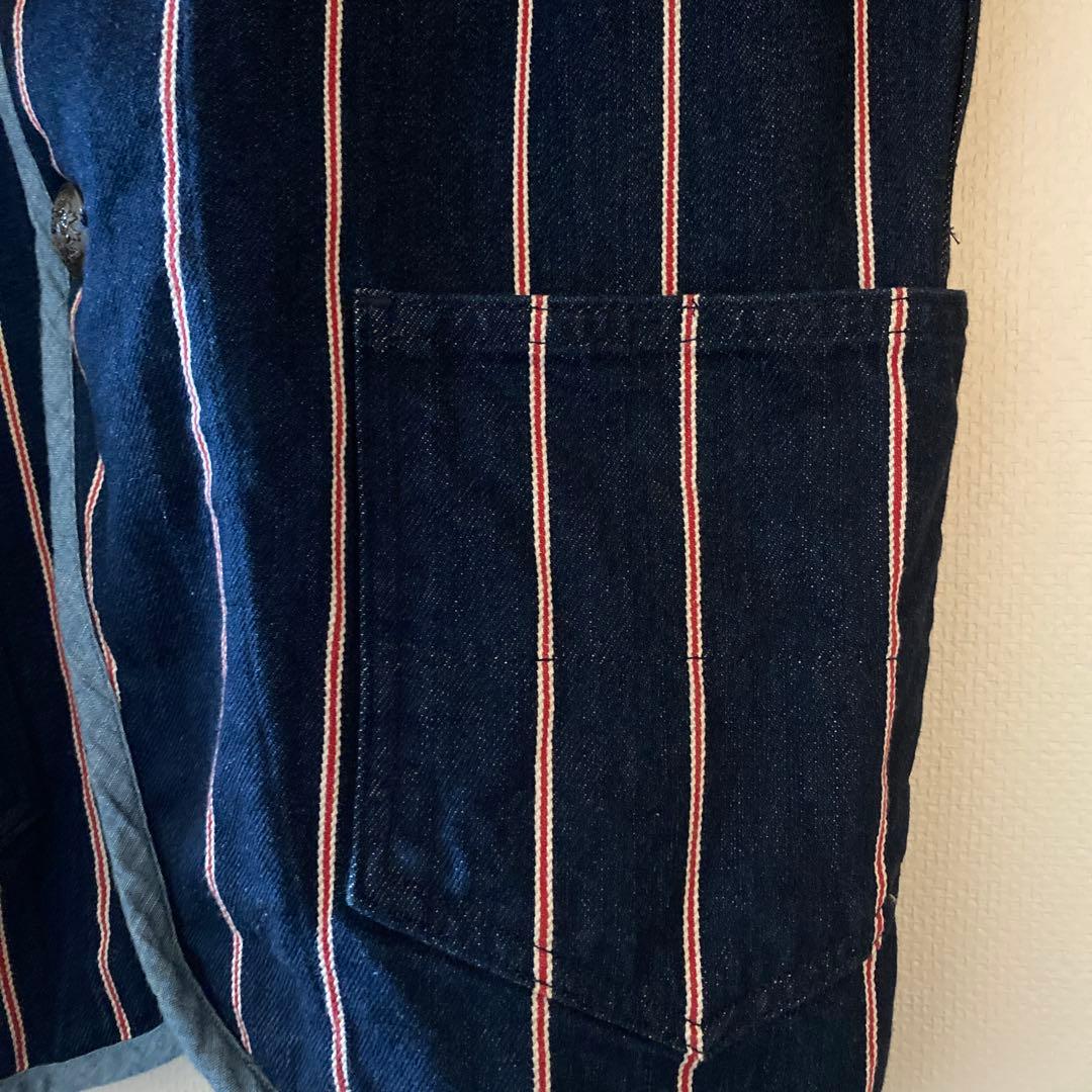 【激レア】CHLORO デニム　ストライプ　ジャケット　カバーオール　サイズ40