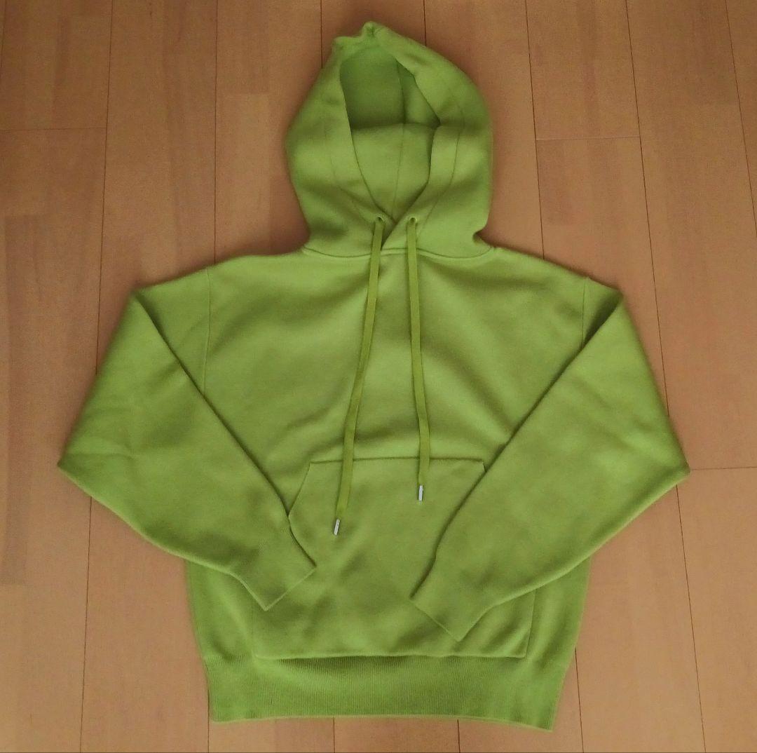 CABaN キャバン コットンカシミヤ パーカー イエローグリーン サイズS