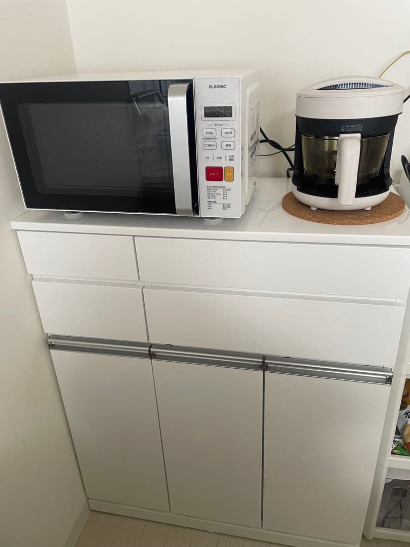 ISSEIKI キッチンカウンター ダストボックス3つ付き