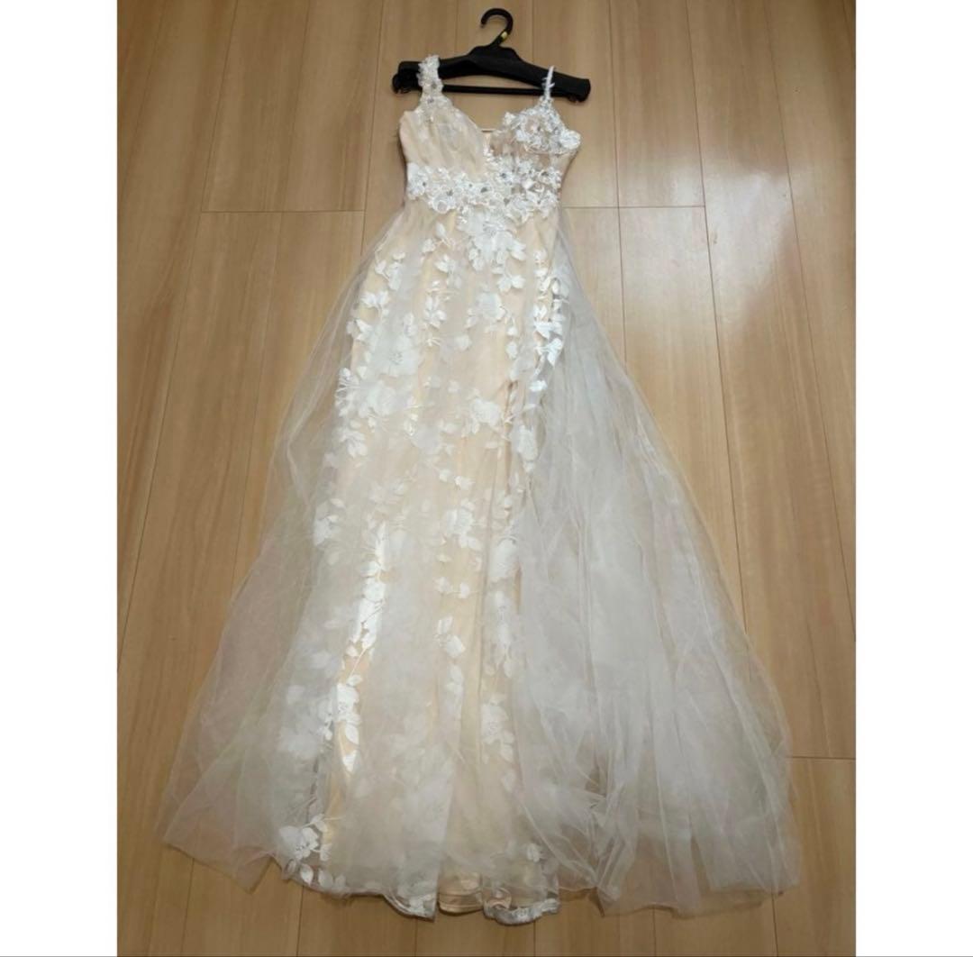 JEAN MACLEAN ホワイトロングドレス