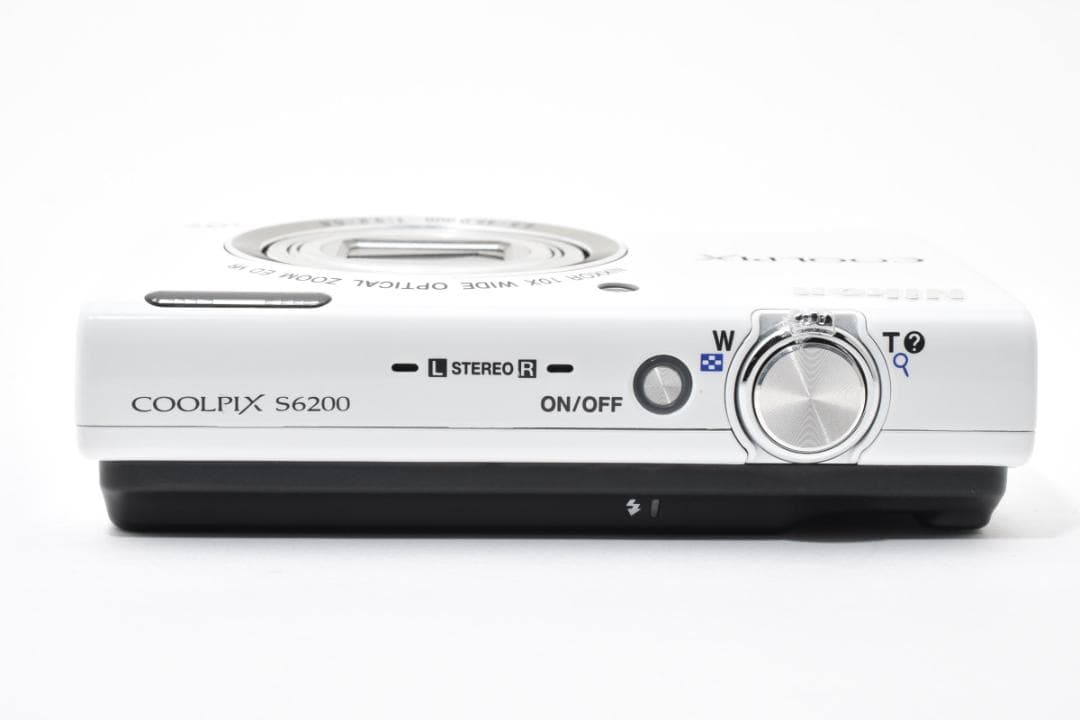 ニコン クールピクス S6200 コンパクトデジタルカメラ ホワイト Canon
