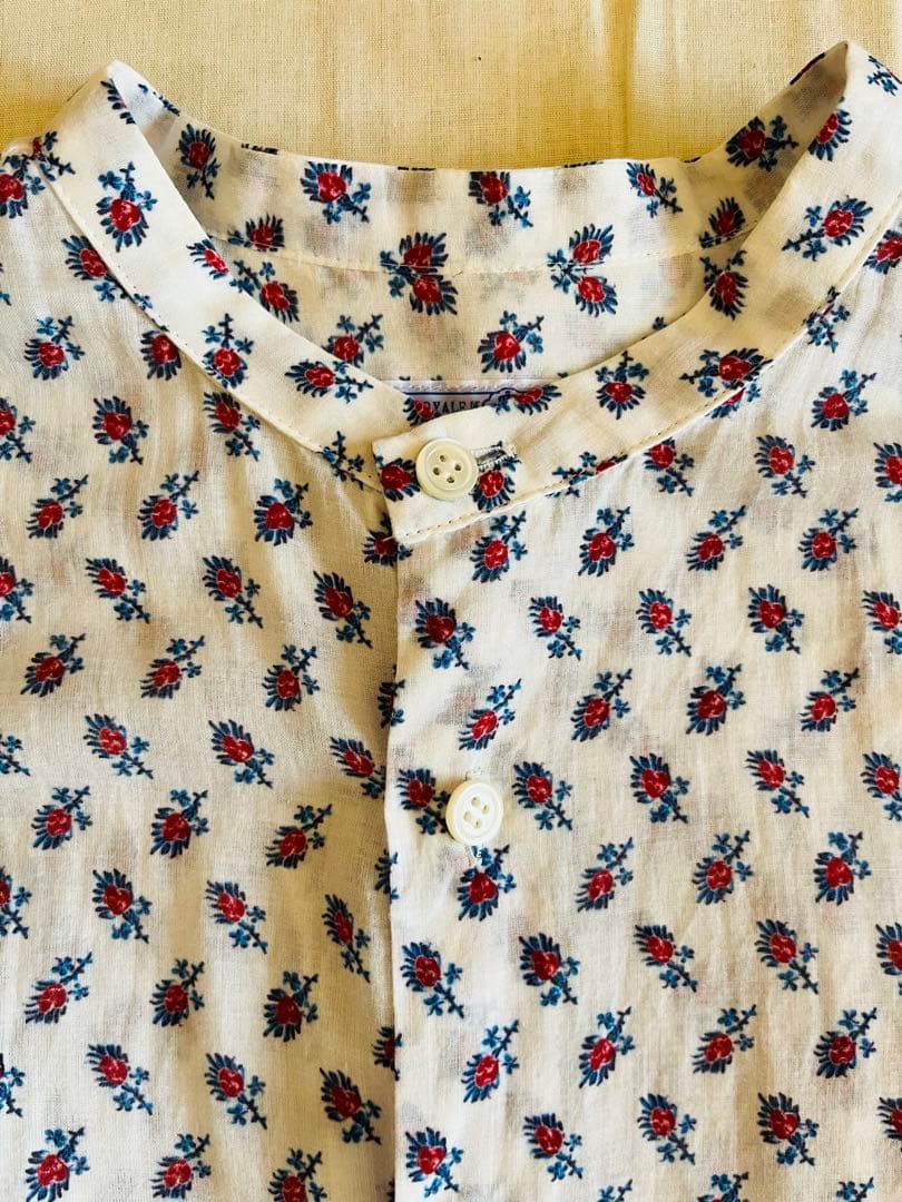 オールドマンズテーラー キャンディフラワーロングシャツ