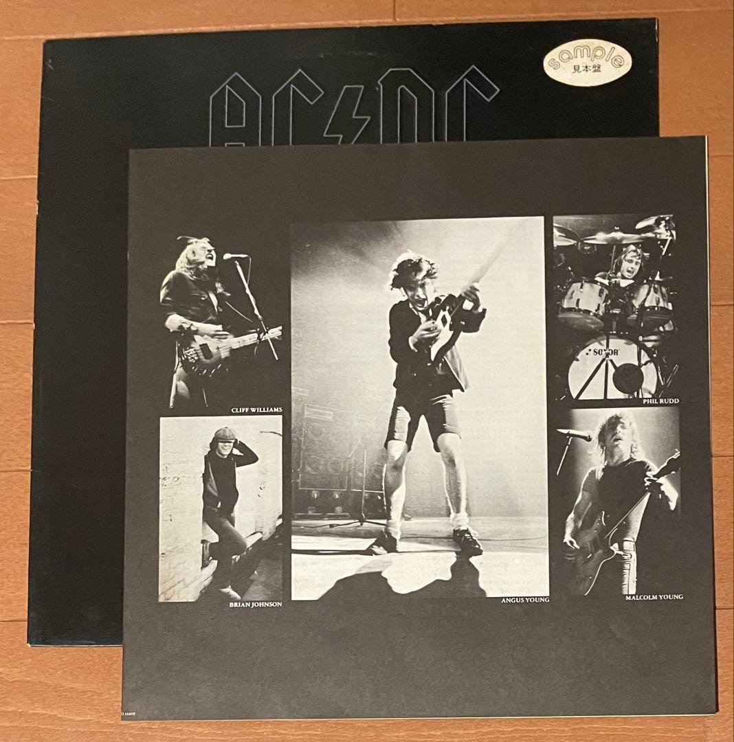 希少国内盤LP 白プロモ　AC/DC Back in Black