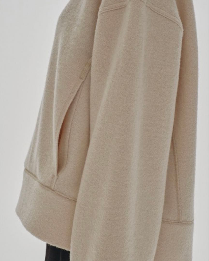 TODAYFUL ハーフジップウールプルオーバー