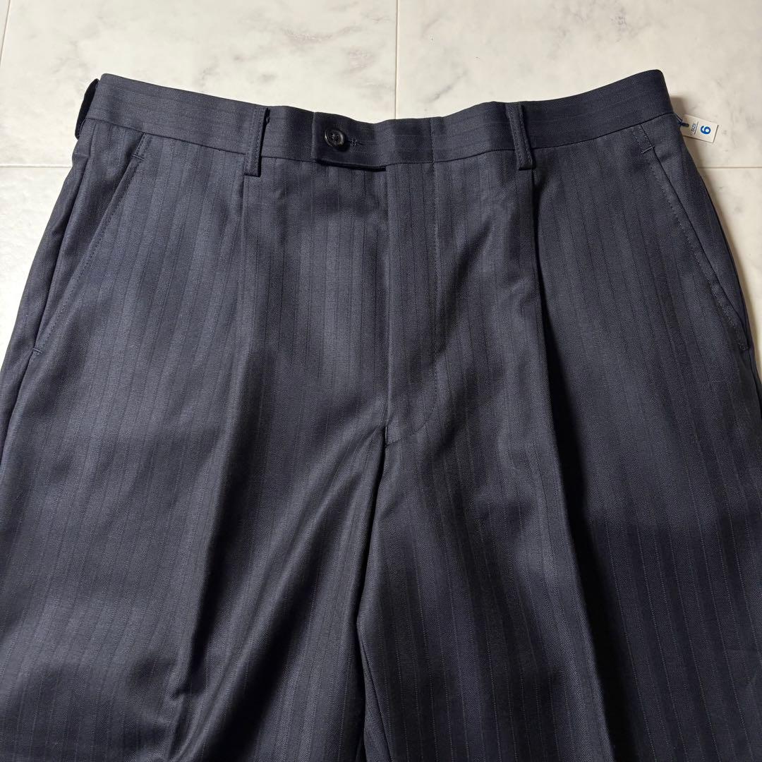 【未使用タグ付き】エルメネジルドゼニア スーツ セットアップ ストライプ柄