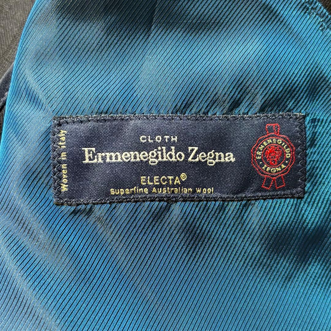 【未使用タグ付き】エルメネジルドゼニア スーツ セットアップ ストライプ柄