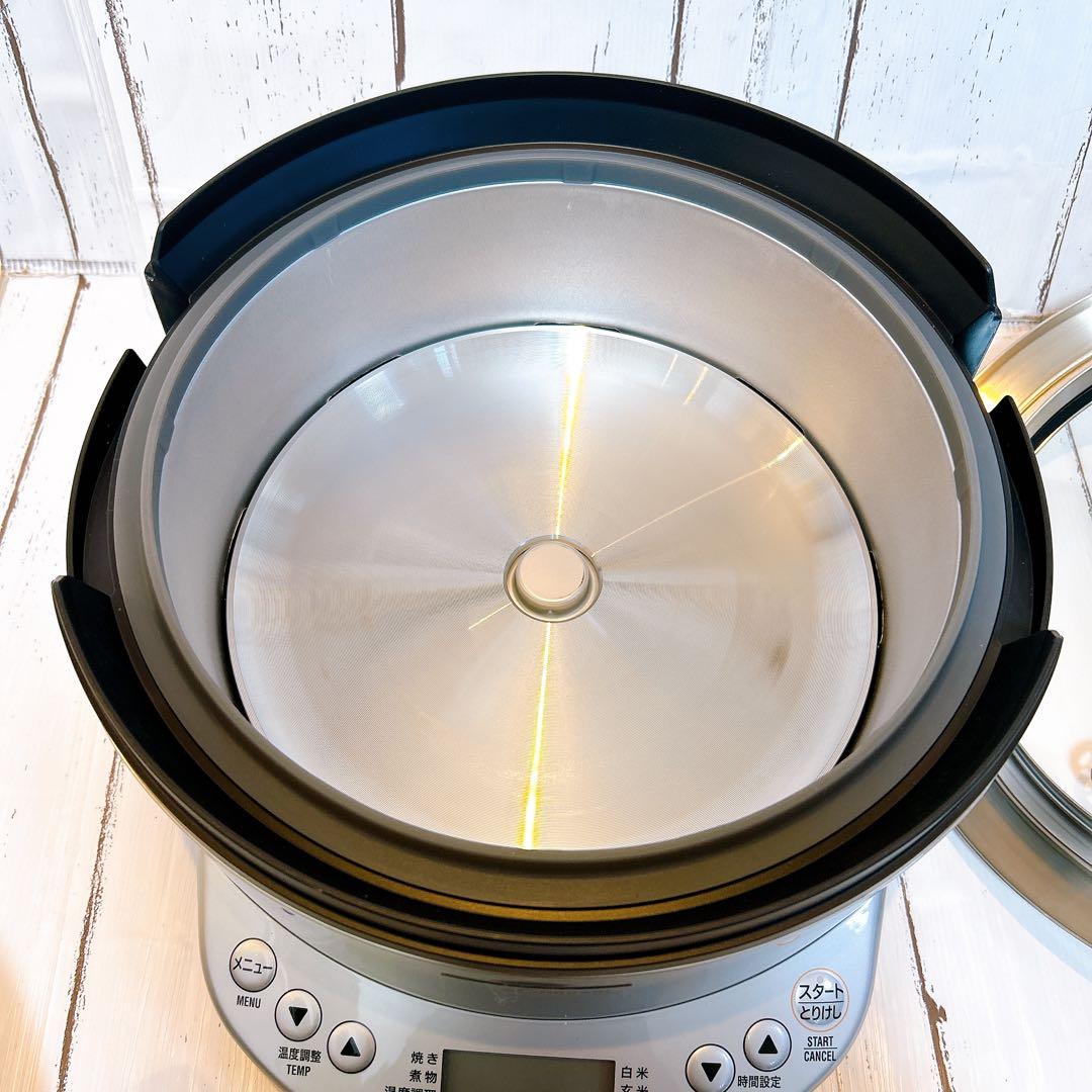 【ほぼ新品】象印 自動調理なべ EL-CA60型 HM メタリックグレー