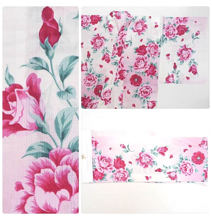 SEIKO MATSUDA ブランド浴衣 ローズ　新品未使用