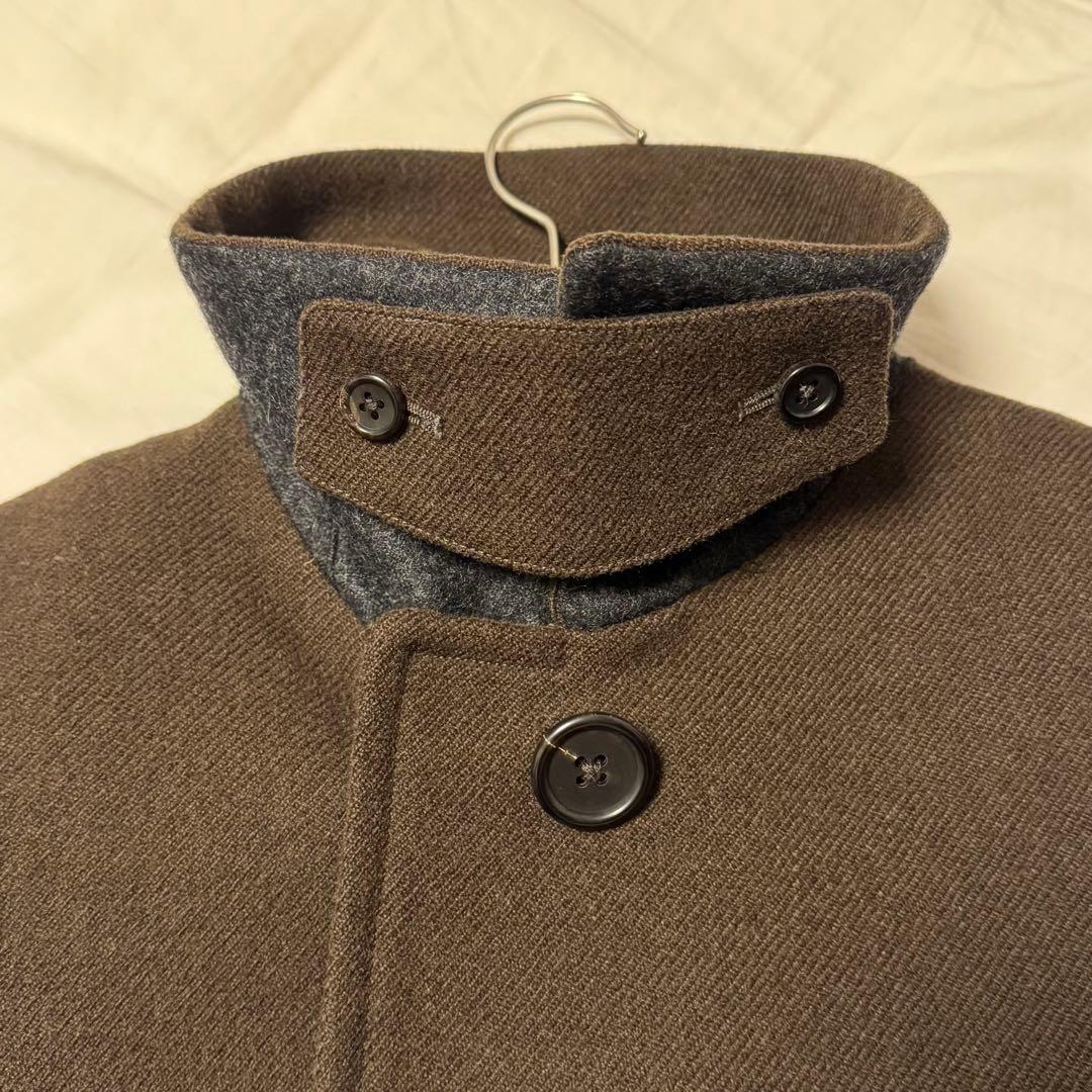 【マーガレットハウエル】 ステンカラーウールショートコート