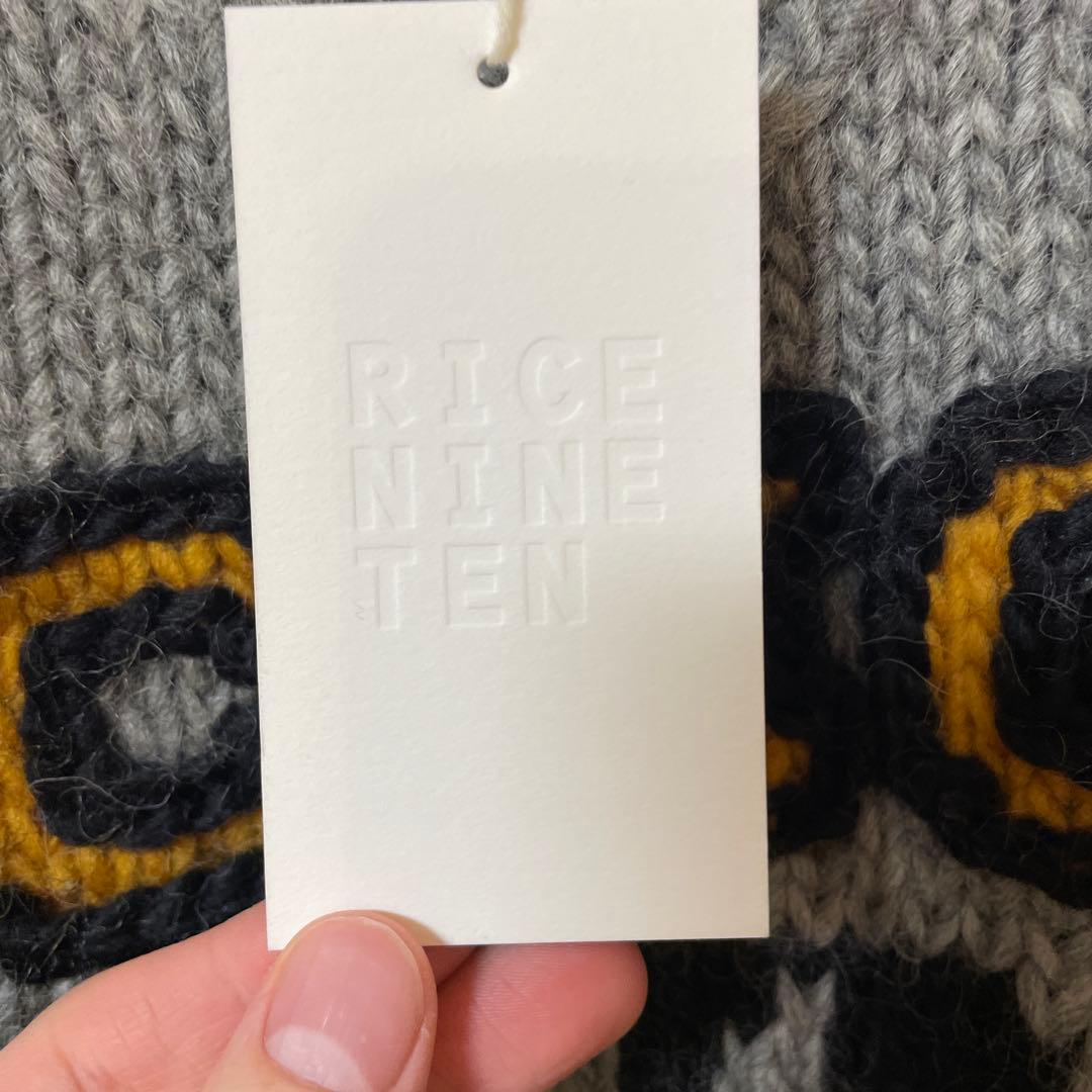 rice nine ten ハンドニットセーター　新品未使用