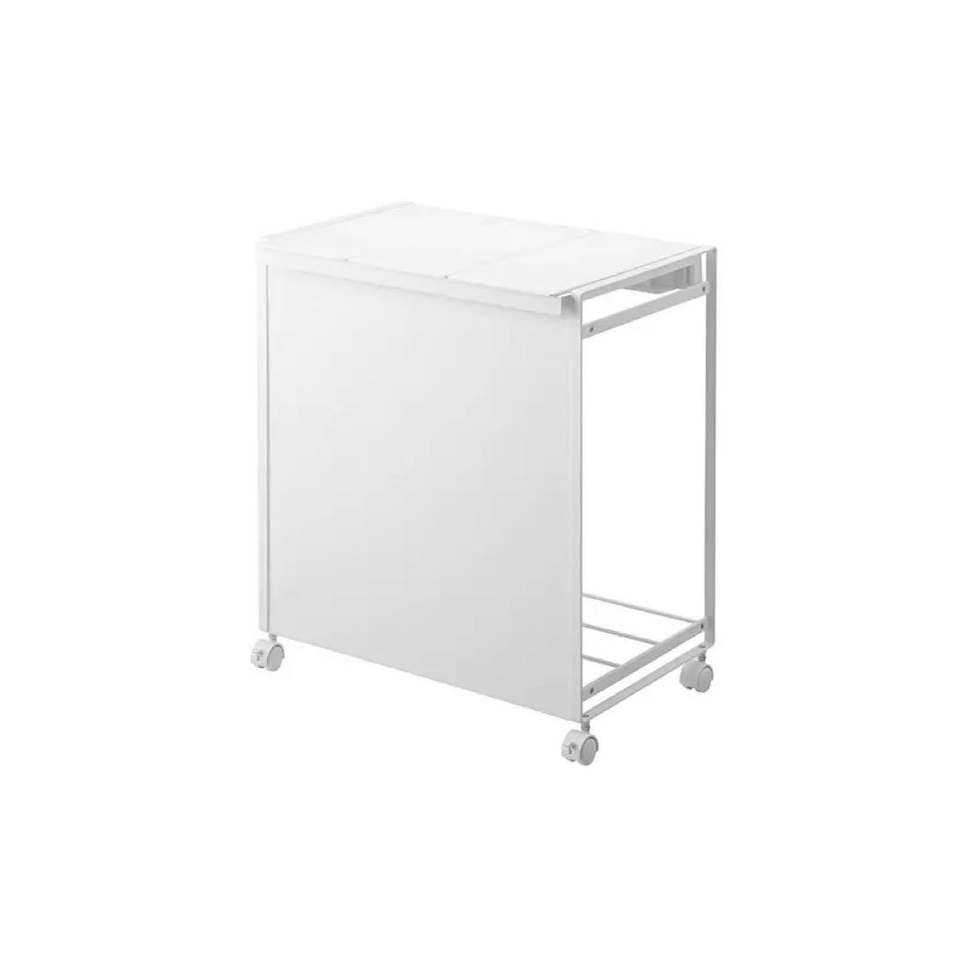 tower 蓋付き目隠し分別ダストワゴン タワー 3分別　ホワイト