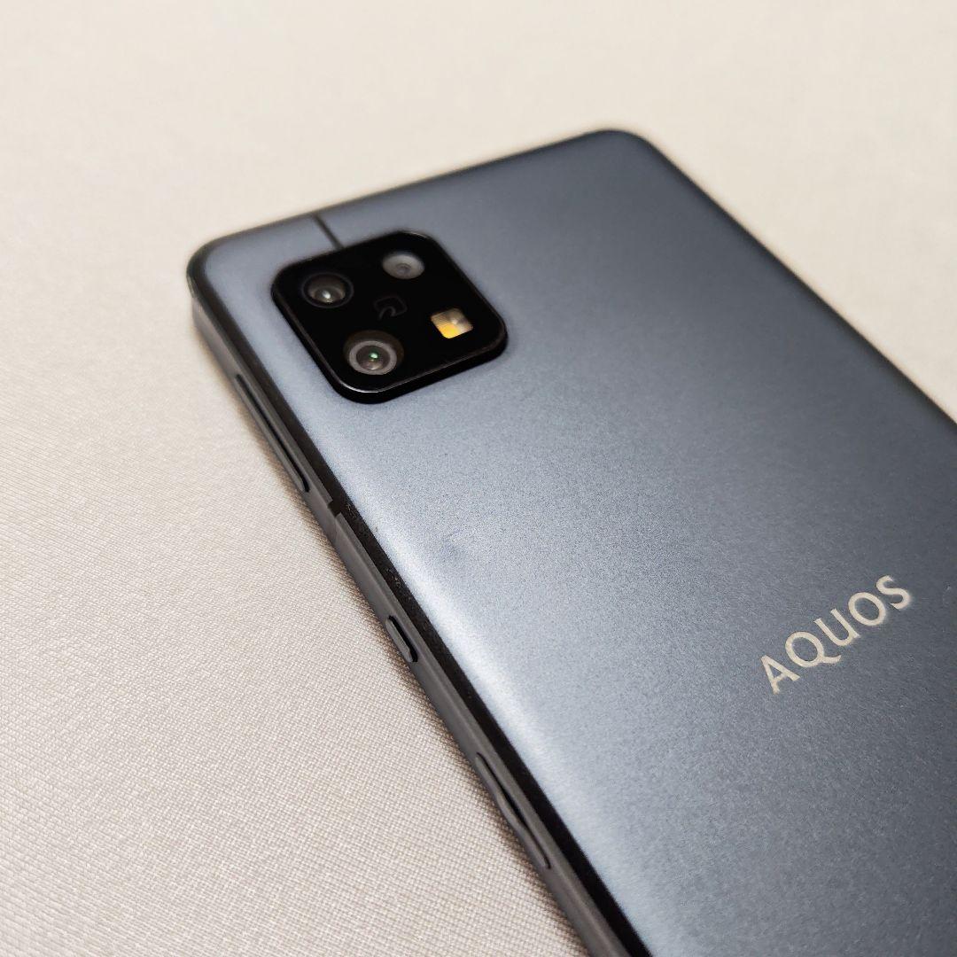 スマホ SHARP AQUOS sense 6 SH-M19 ブラック