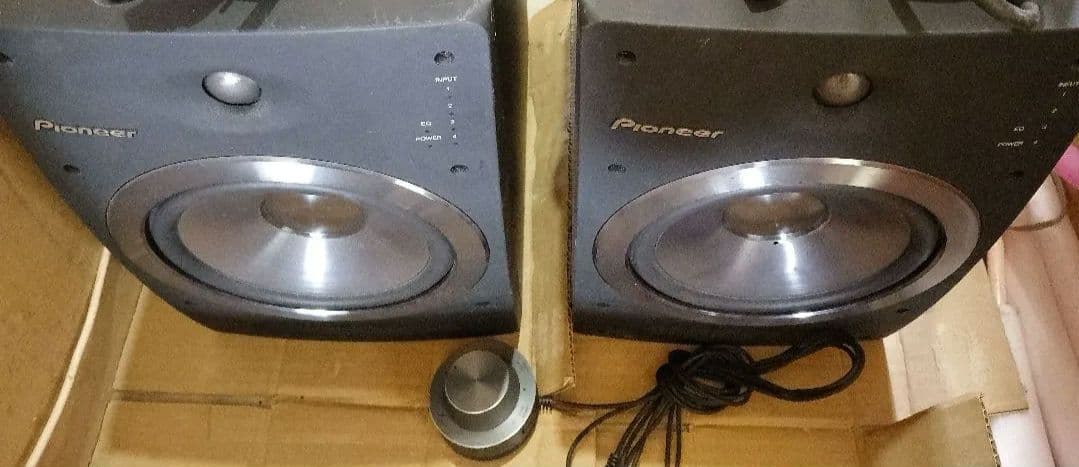 1/6まで最終値下げ価格です☆Pioneerスピーカー(S-DJ08)×2＋配線