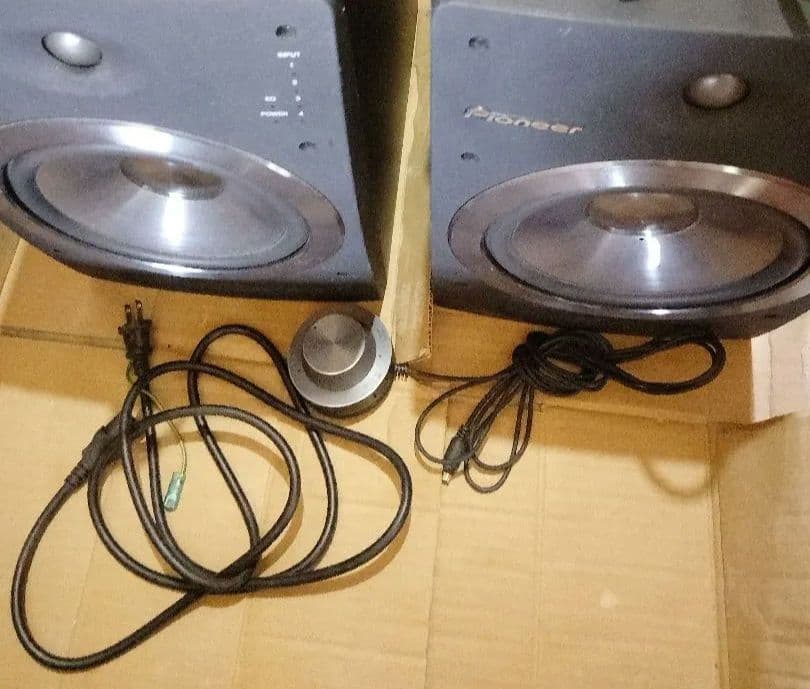 1/6まで最終値下げ価格です☆Pioneerスピーカー(S-DJ08)×2＋配線