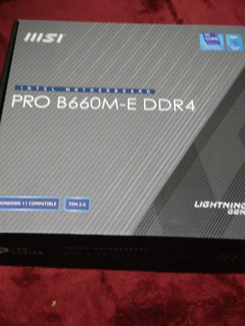 マザーボード+メモリセットMSIPROB660M-E DDR4