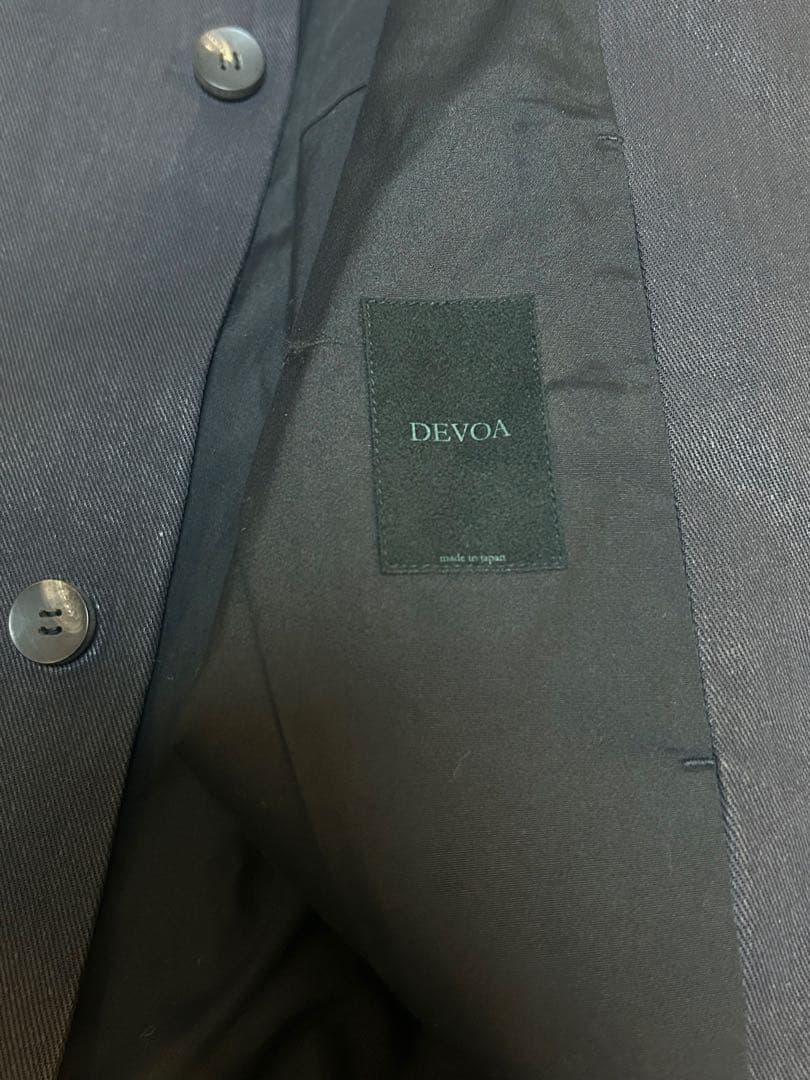 DEVOA 和紙テーラードジャケット　archive