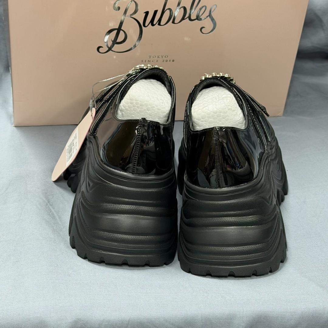 BUBBLES ダブルバックルプラットシューズ B24001 36