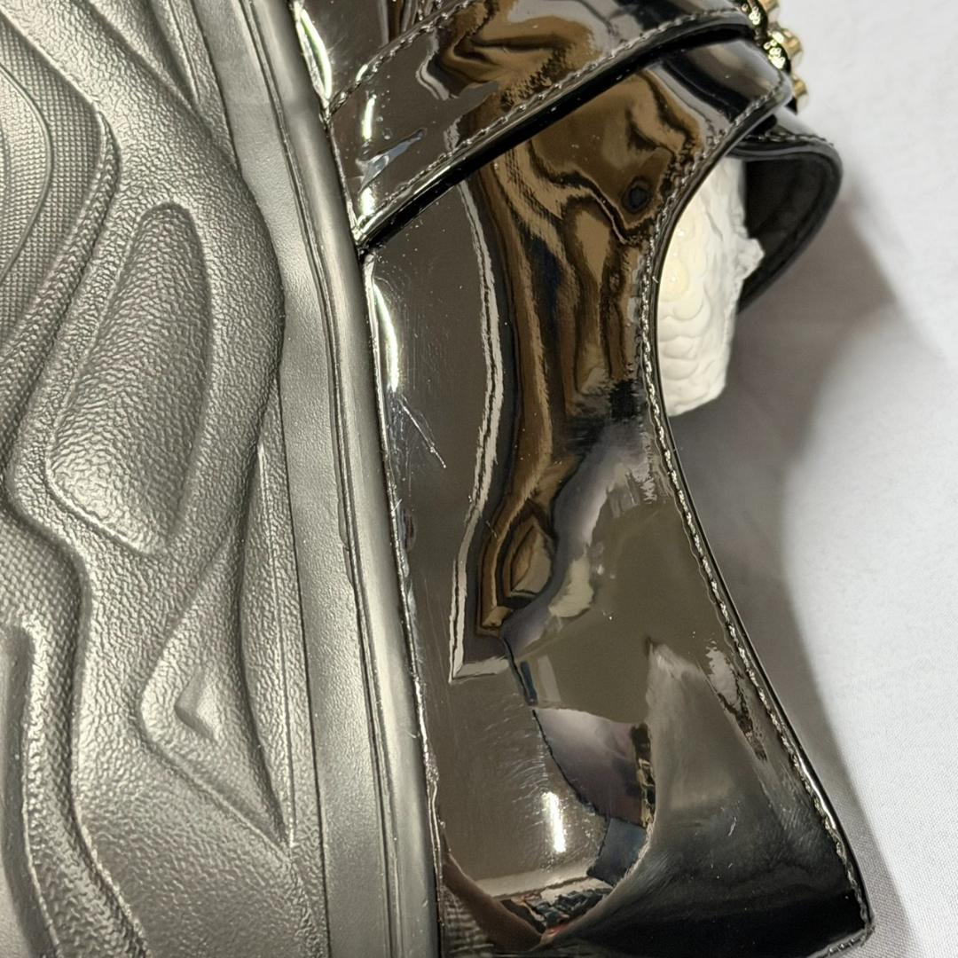 BUBBLES ダブルバックルプラットシューズ B24001 36