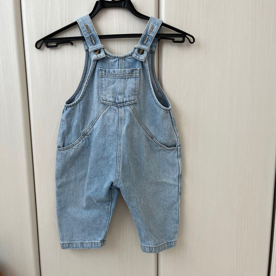 the simple folk ダンガリー オーバーオール
