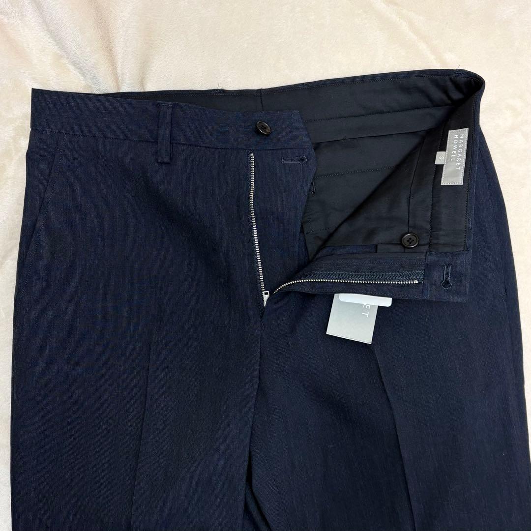 MARGARET HOWELL 新品未使用タグ付 トラウザーズ ウールスラックス